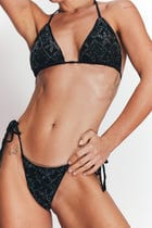 Midnight Spark Tie-Side Bikini Bottom view 2
