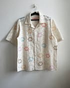 Floral beadwork hand embroidered Lace Shirt view 1
