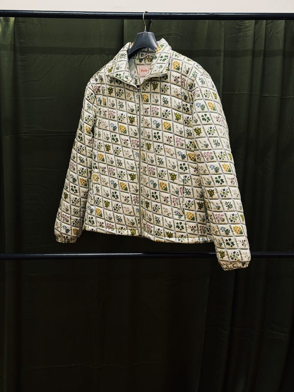 Perte D'ego — "Santorini" quilted jacket
