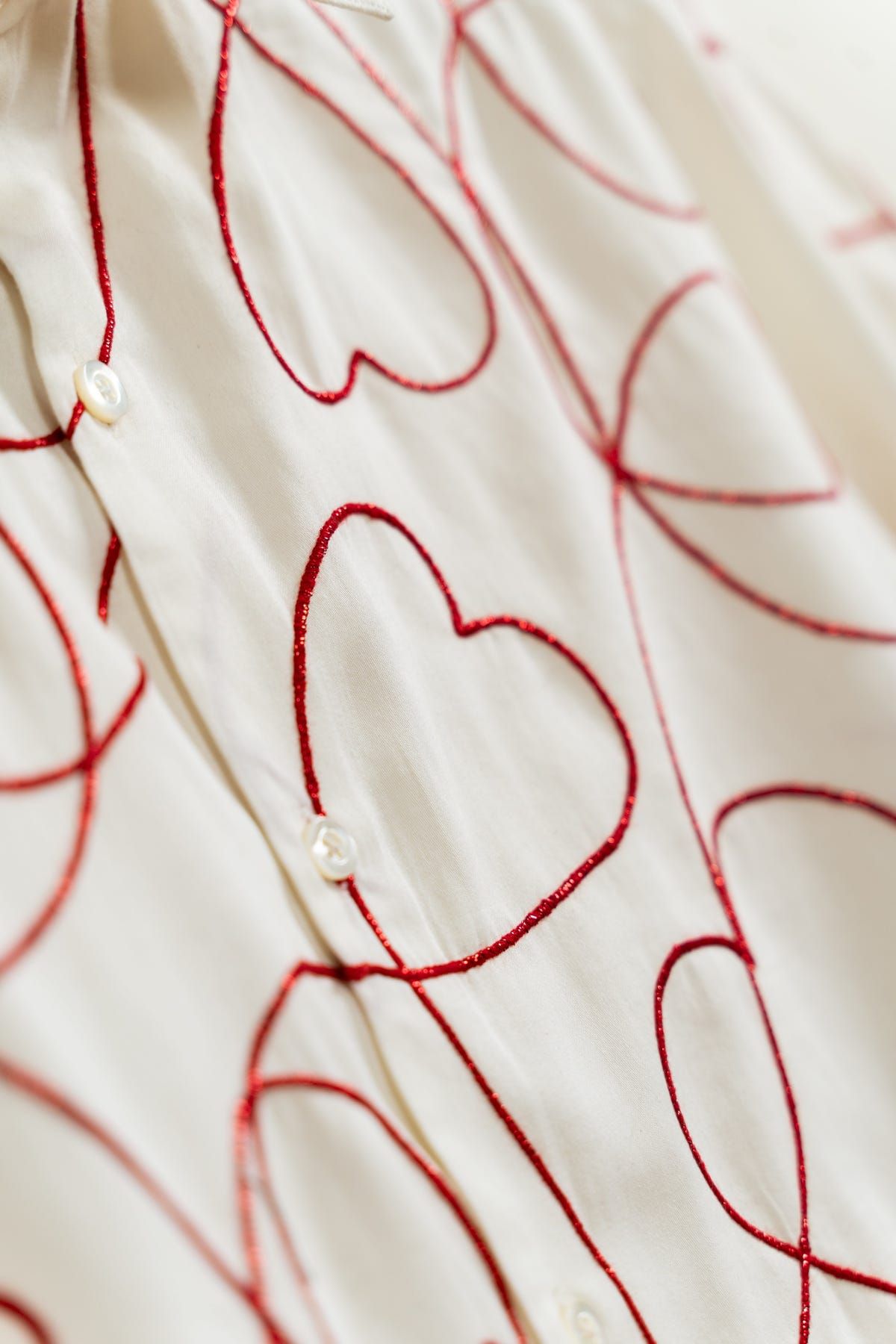 "Love scribbles" embroidered shirt - image 2