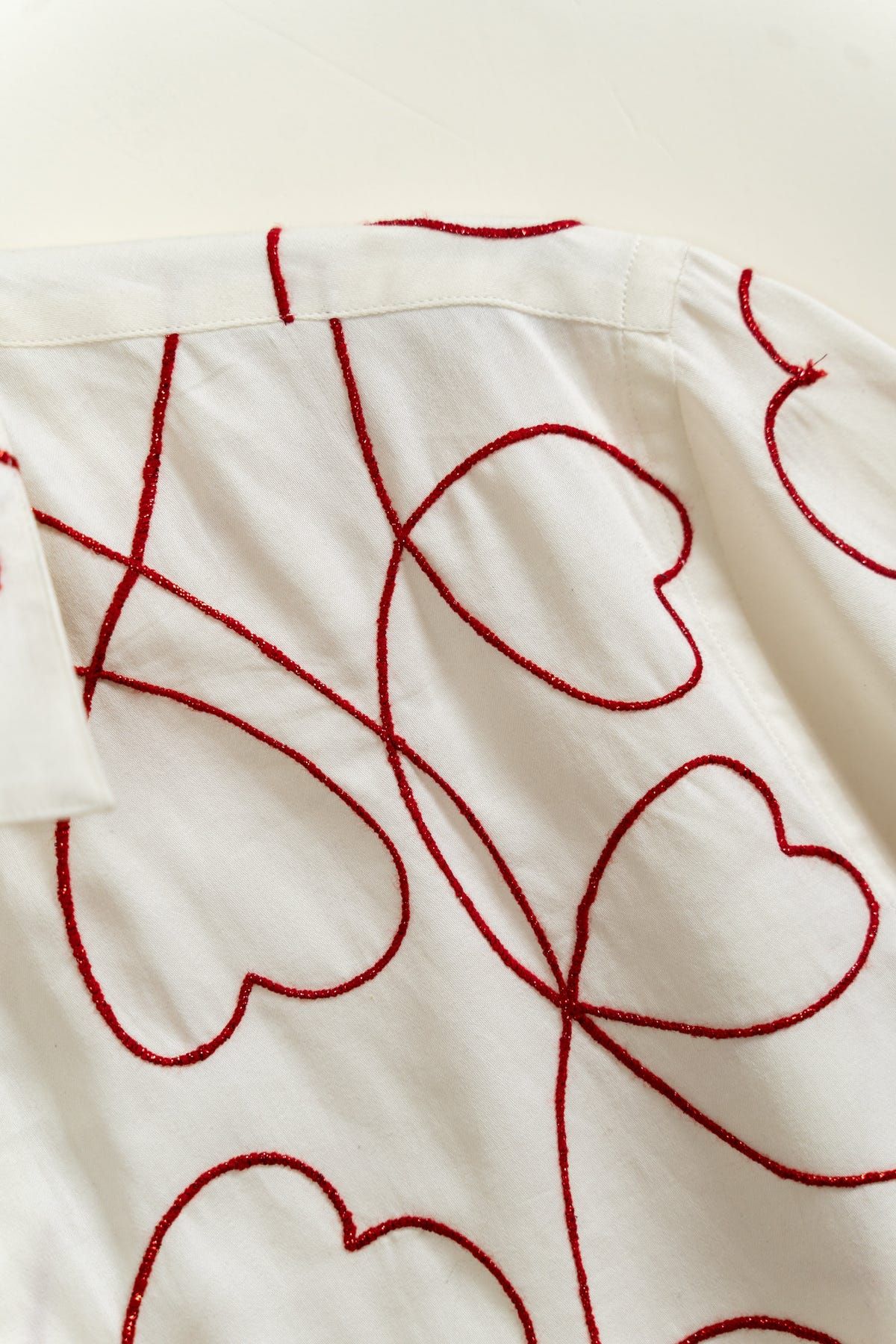 "Love scribbles" embroidered shirt - image 3
