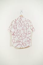 "Love scribbles" embroidered shirt view 4