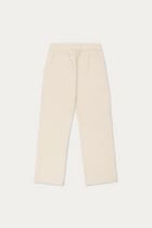 Off white textured resort pants view 3