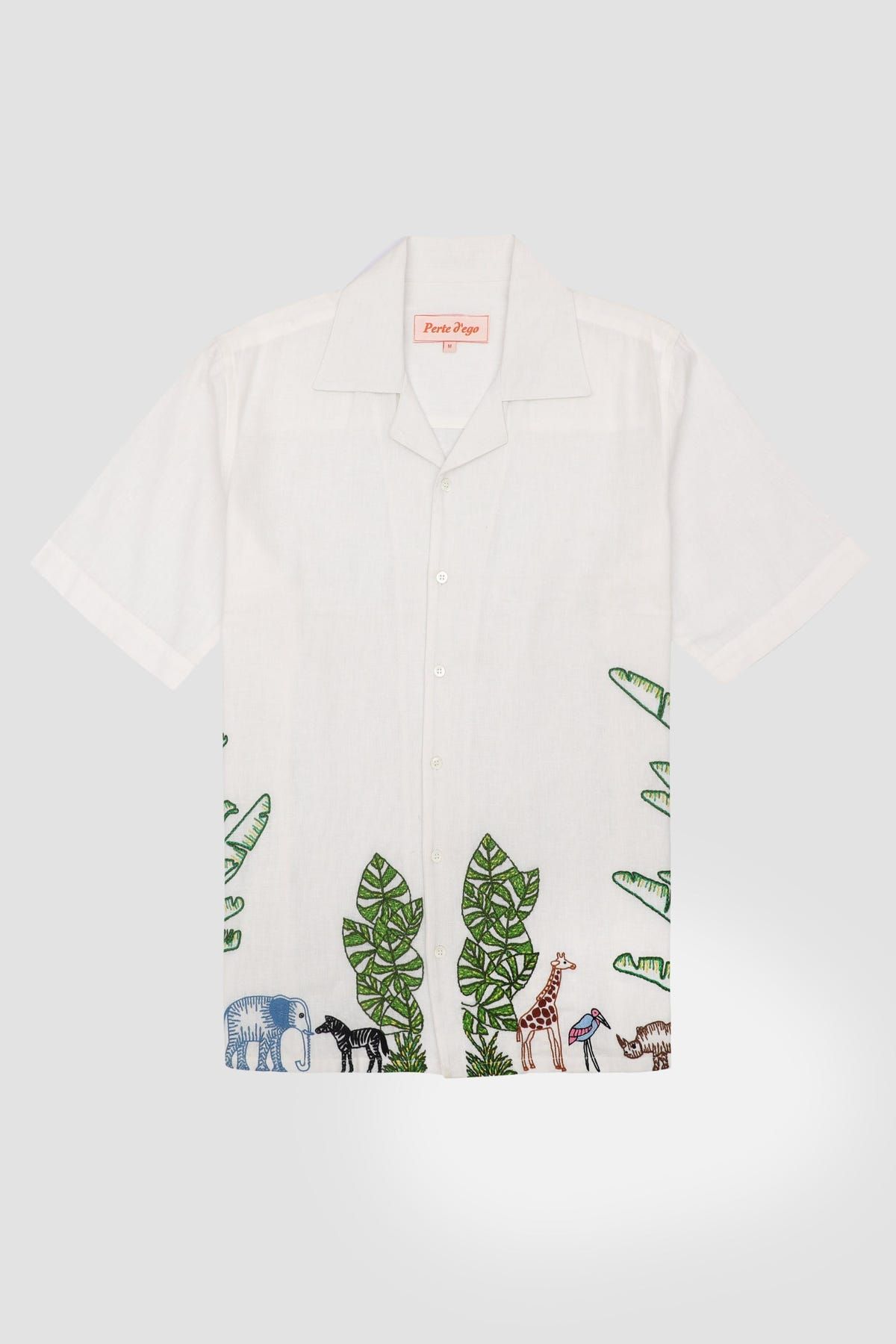 Safari hand embroidered Shirt - image 1