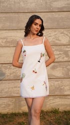 "Le Martini" hand embroidered dress view 1