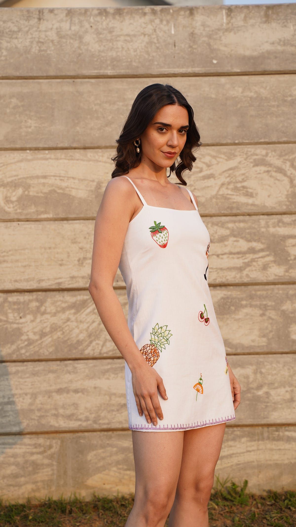 "Le Martini" hand embroidered dress - image 3