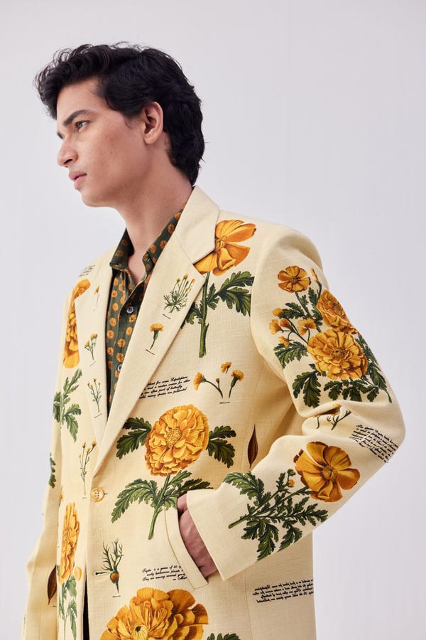 Perte D'ego — "Notes on marigold" overcoat
