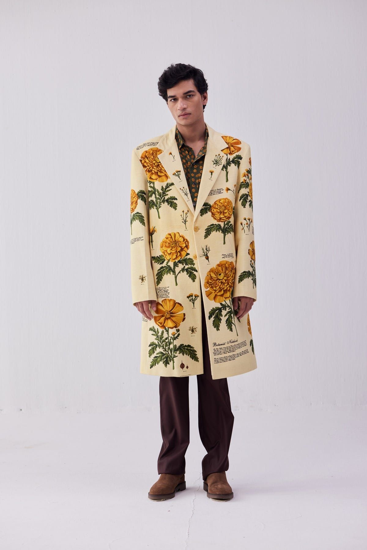 "Notes on marigold" overcoat - image 3