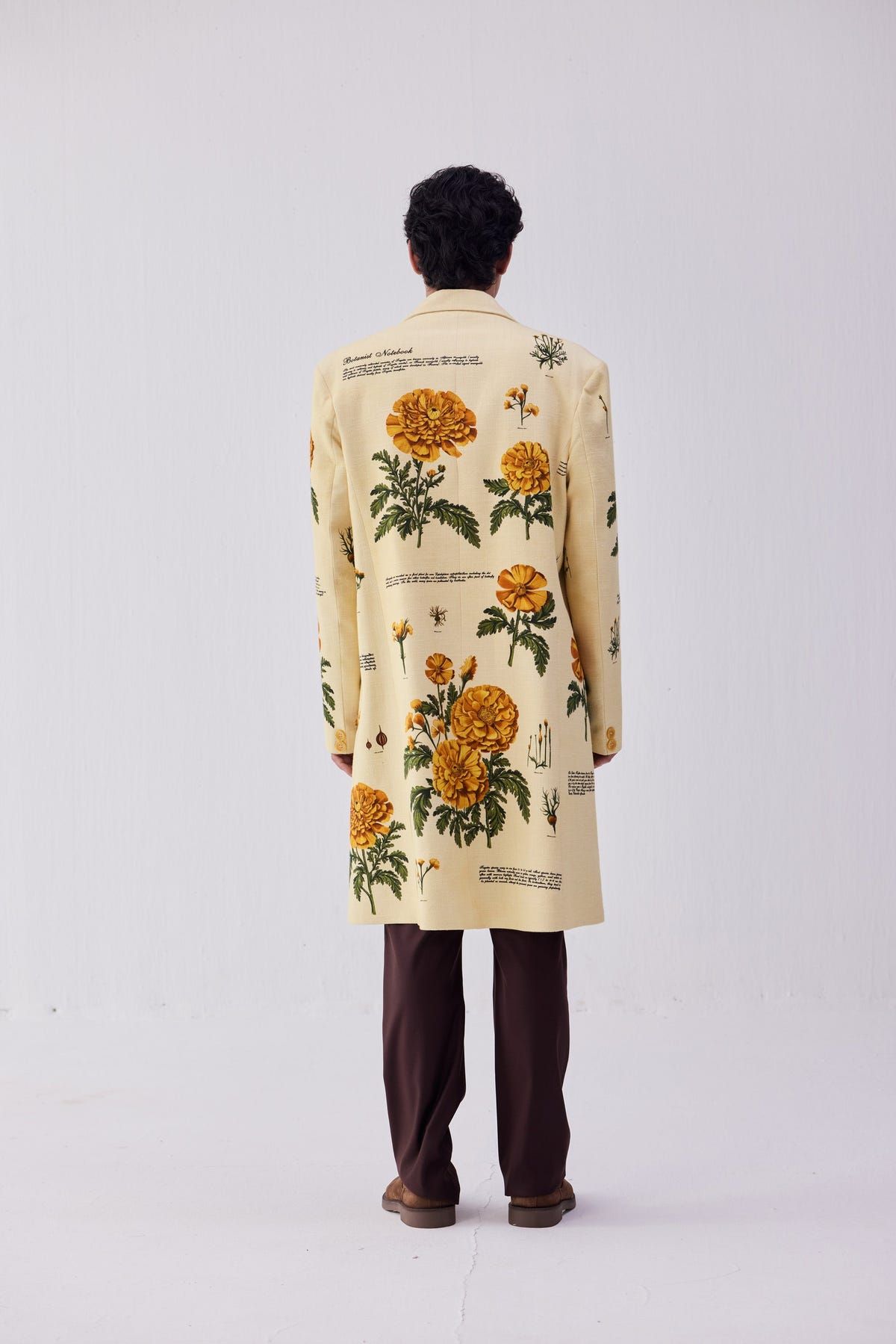 "Notes on marigold" overcoat - image 4