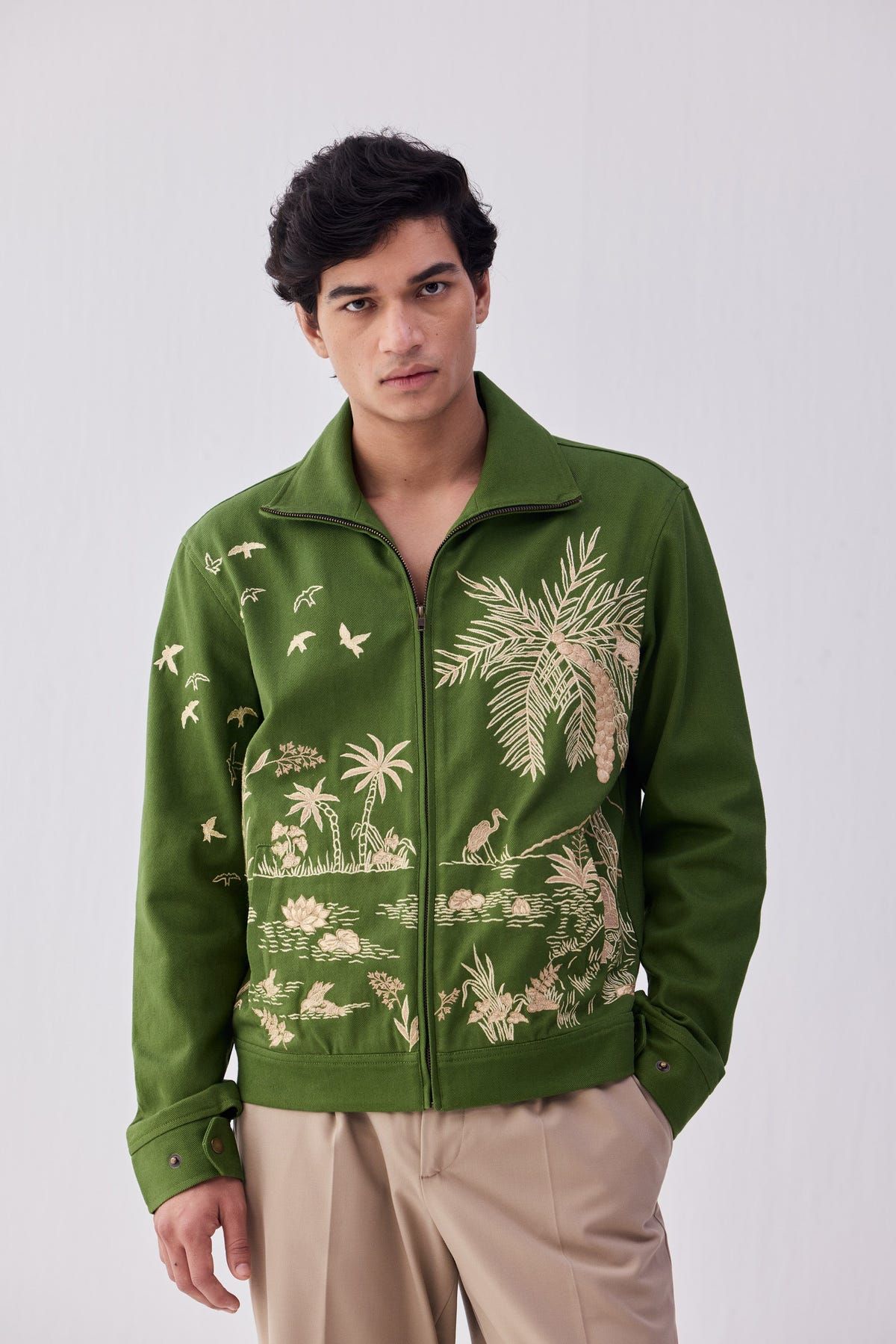 "Le traveller" embroidered jacket - image 1