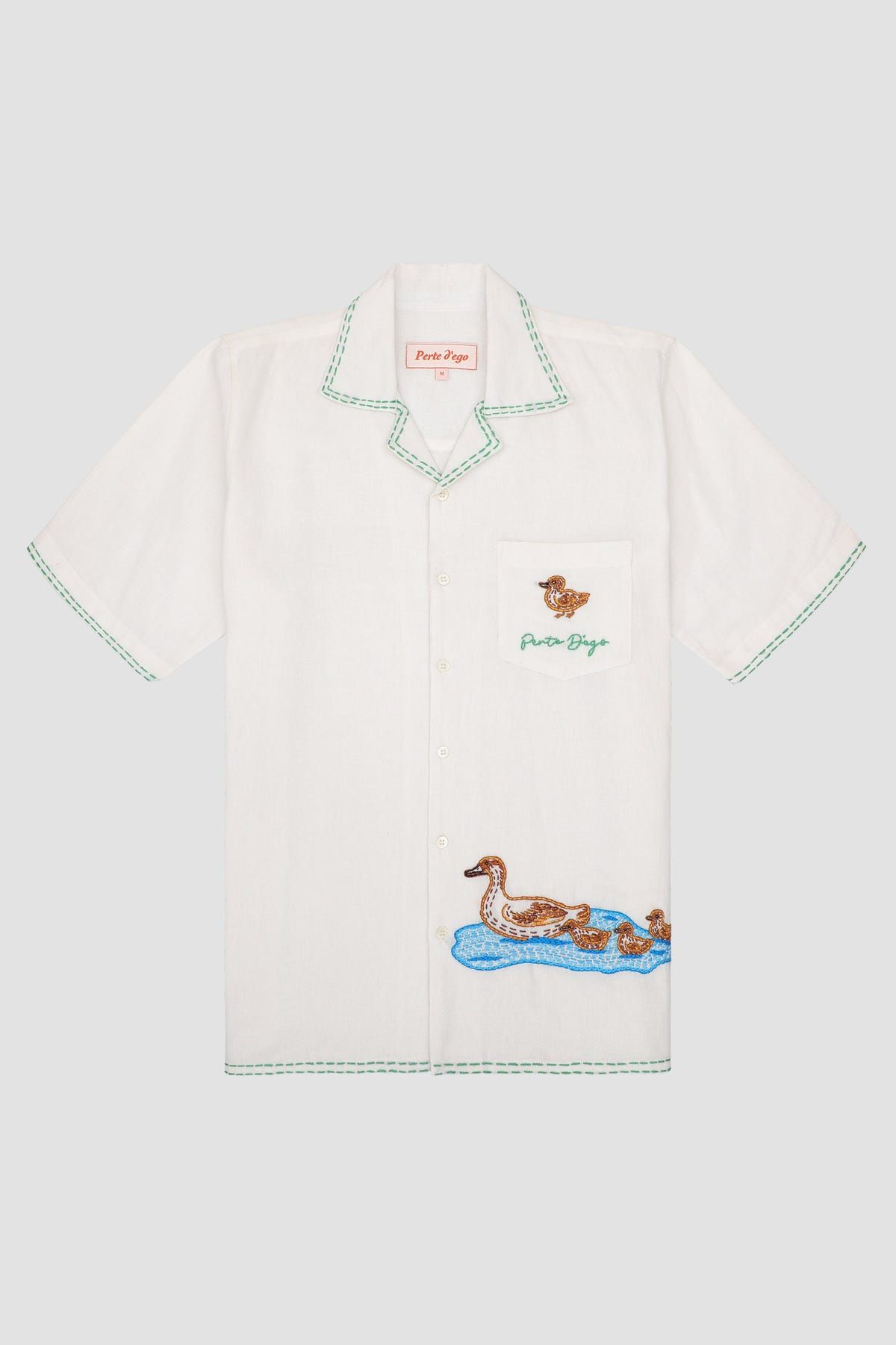 "Le duck" hand embroidered Shirt - image 1