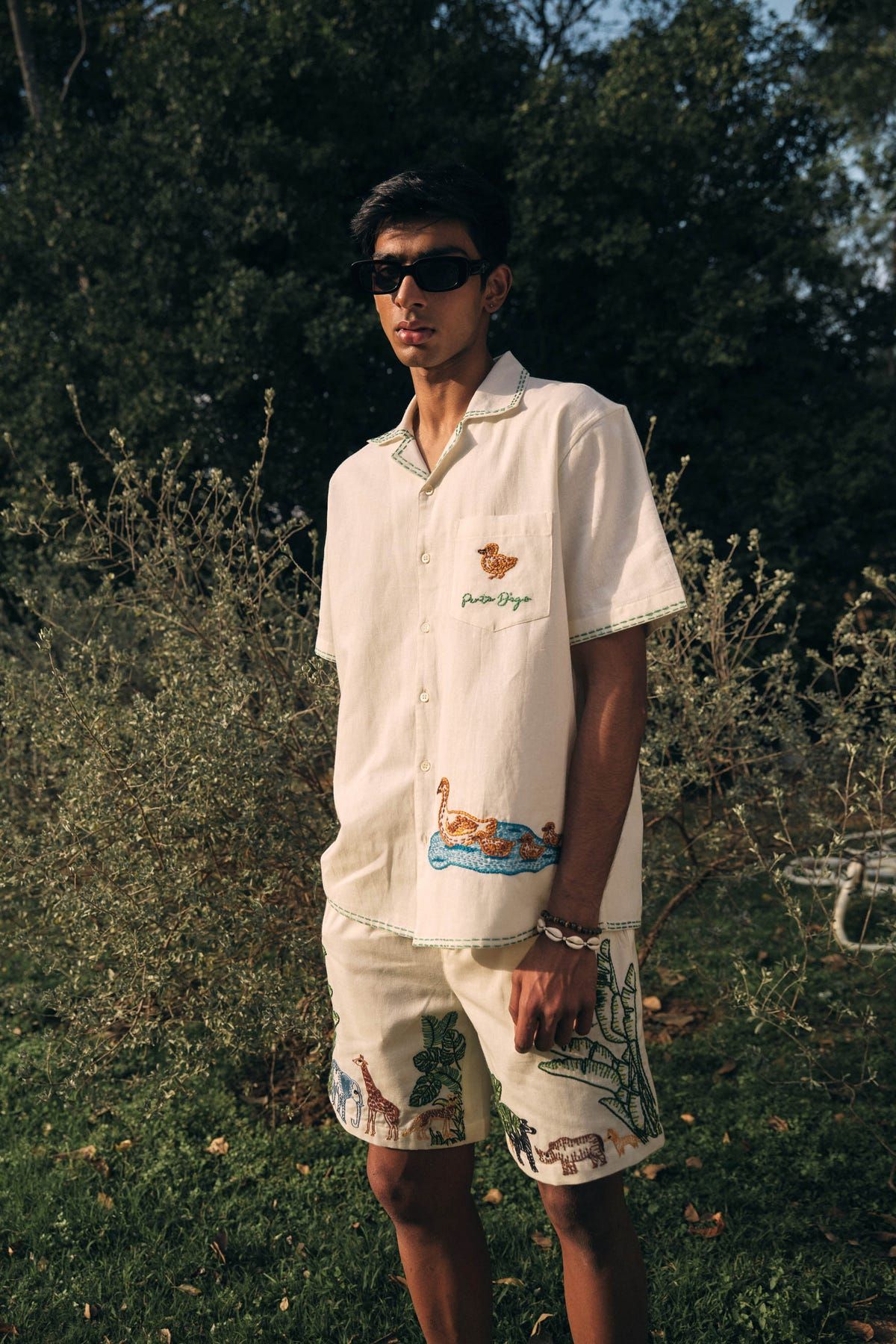 "Le duck" hand embroidered Shirt - image 2