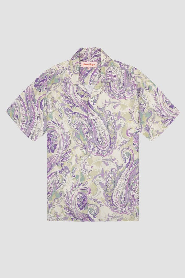 Perte D'ego — Watercolor Paisley shirt