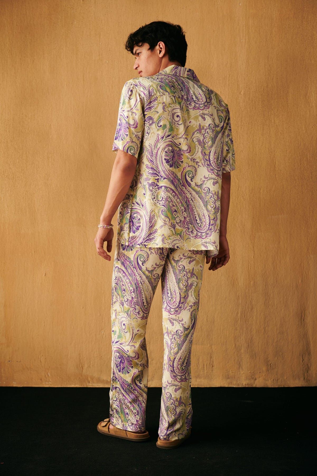 Watercolor Paisley shirt - image 7