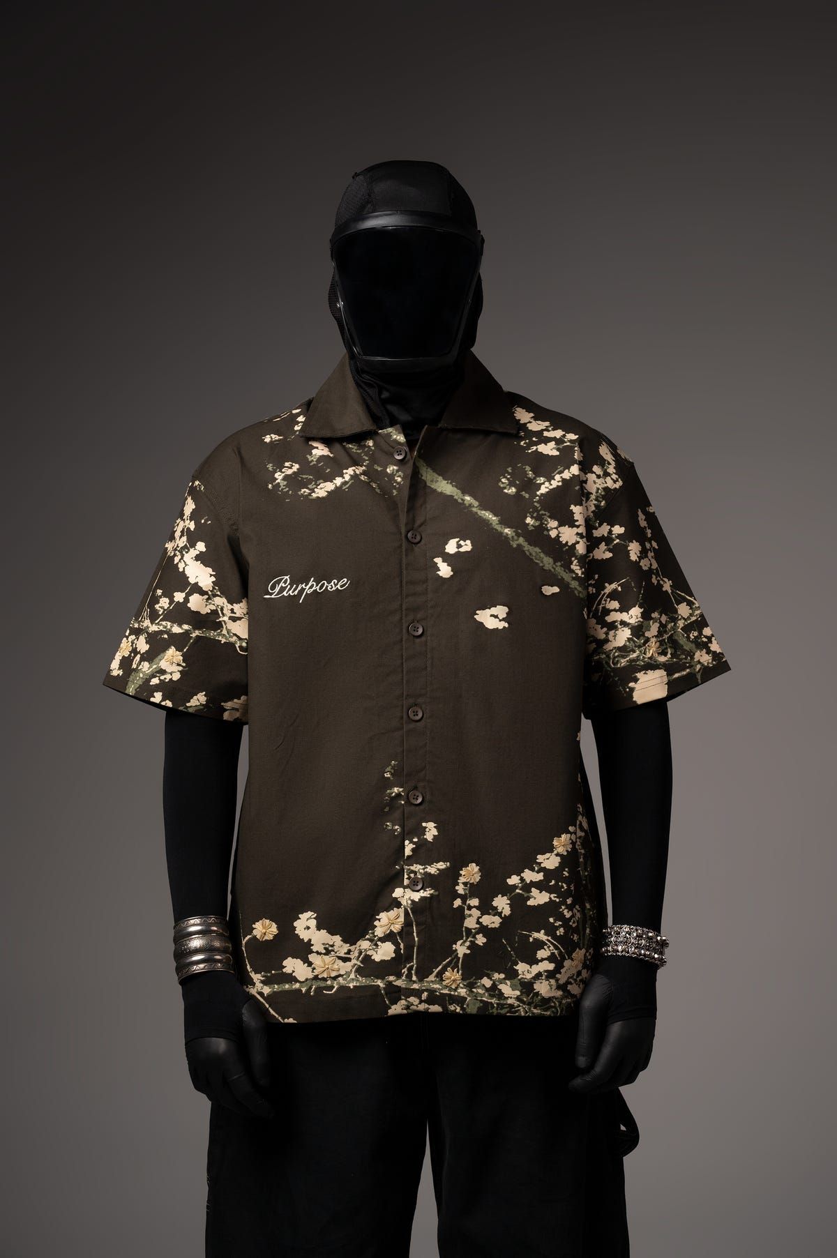 Greenery Hand Work Shirt - image 1