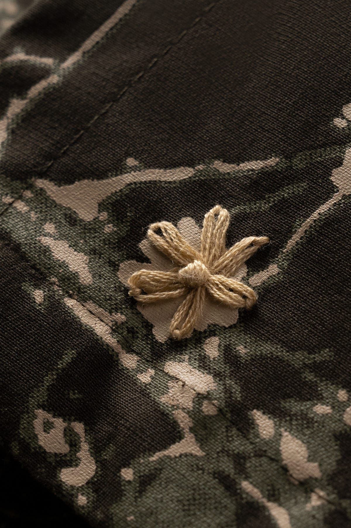 Greenery Hand Work Shirt - image 6