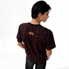 Midnight bloom Tee (Block Printing Tee) view 4