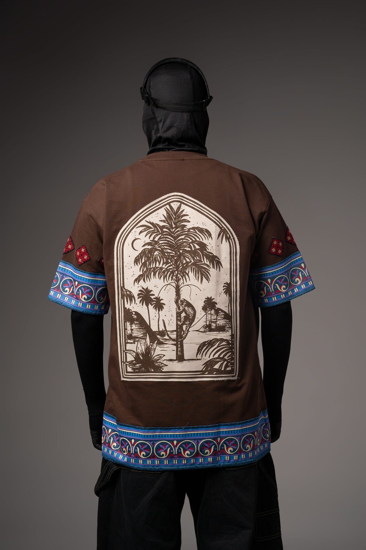 Element Brown Hand Work T-shirt - image 1