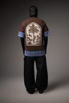 Element Brown Hand Work T-shirt view 12