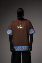 Element Brown Hand Work T-shirt view 2