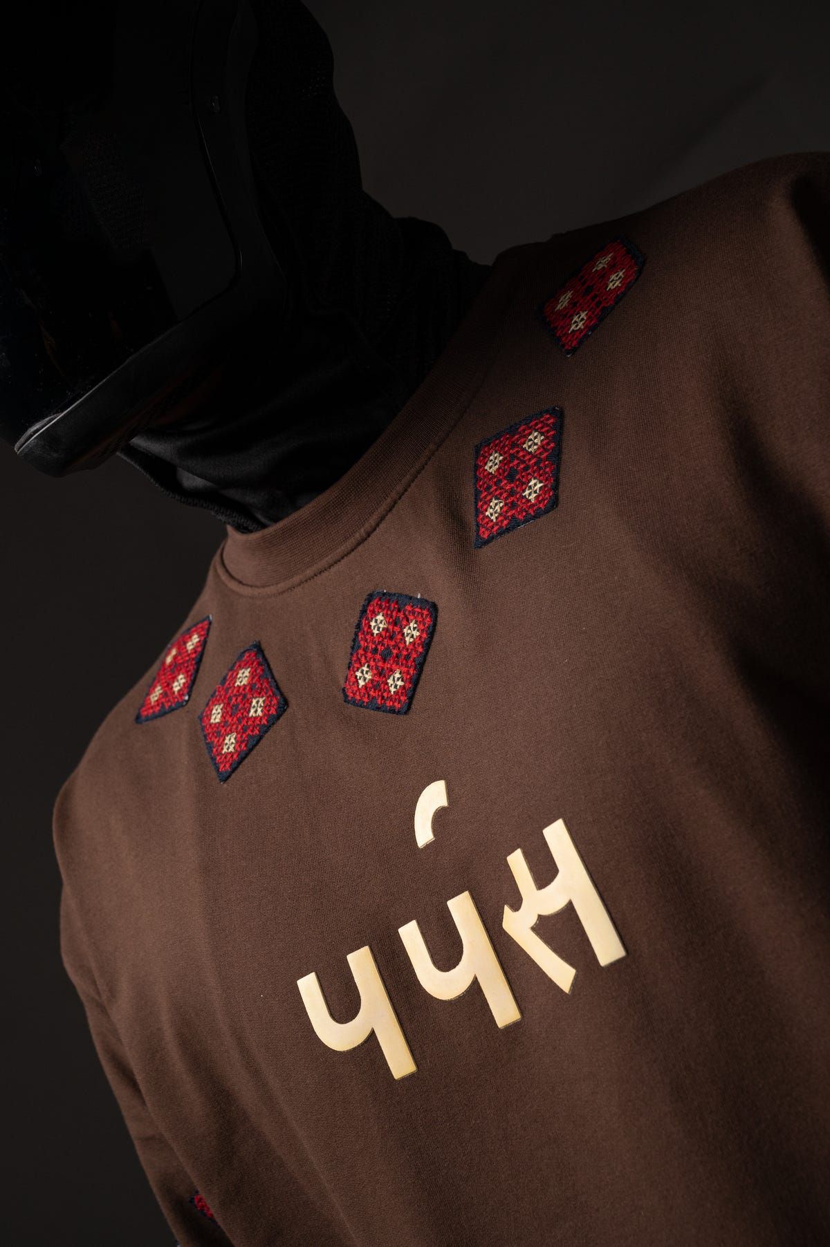 Element Brown Hand Work T-shirt - image 3