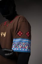 Element Brown Hand Work T-shirt view 4