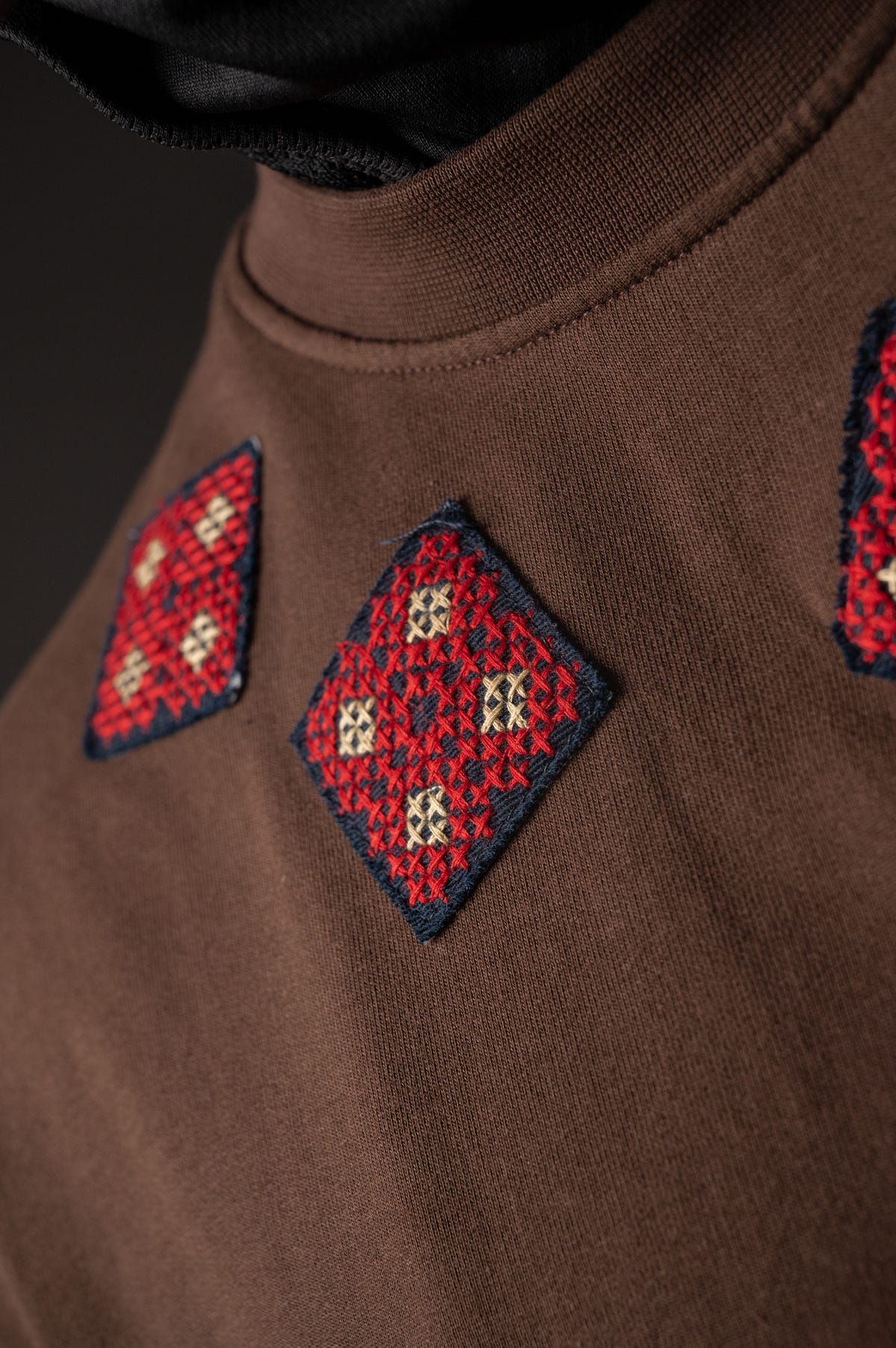 Element Brown Hand Work T-shirt - image 6