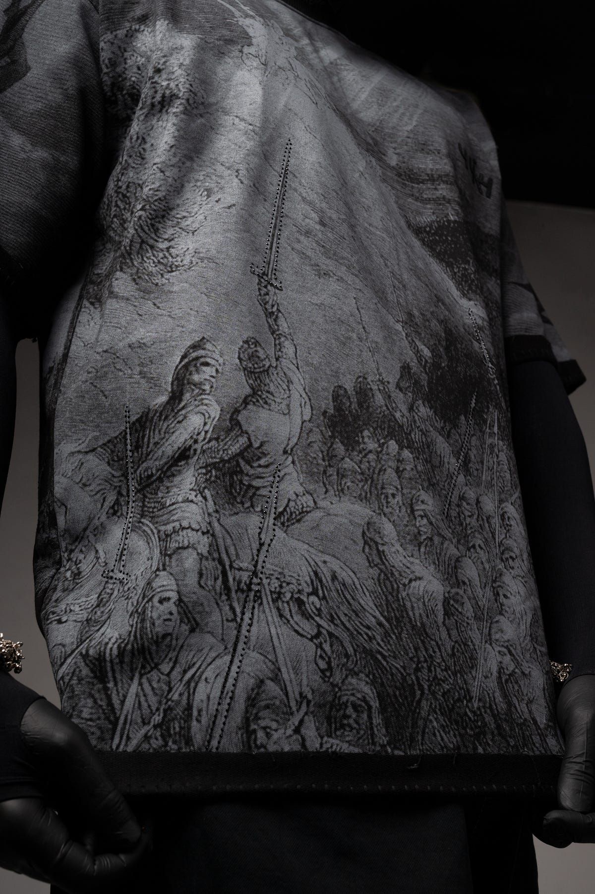 Warrior Swarovski T-shirt - image 5