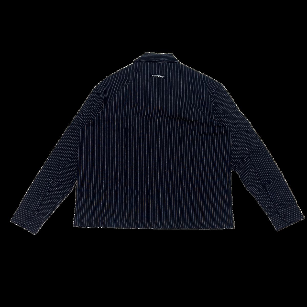 Pinstripe Linen Shirt - image 2