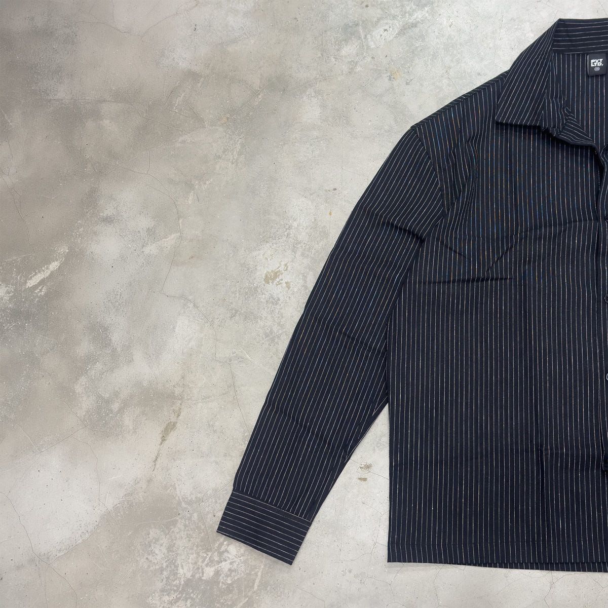 Pinstripe Linen Shirt - image 3