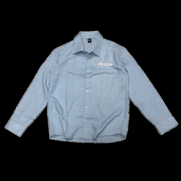 PVT LTD — Sky Blue Linen Shirt