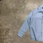 Sky Blue Linen Shirt view 6