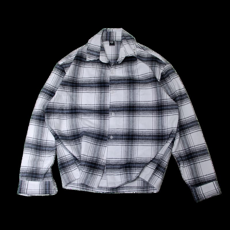 Iced White Button Down