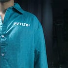Teal Green Cotton Linen Shirt view 3