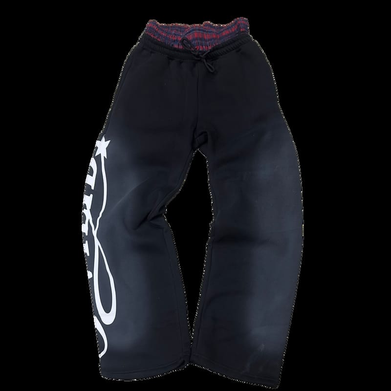 Black Boxer Track Pant
