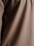 Brown Half Sleeves Quarter Zip view 5