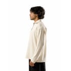 Cream Full Sleeves Quarter Zip view 4