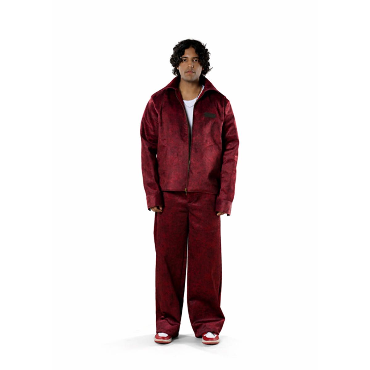Maroon Suede Set - image 2