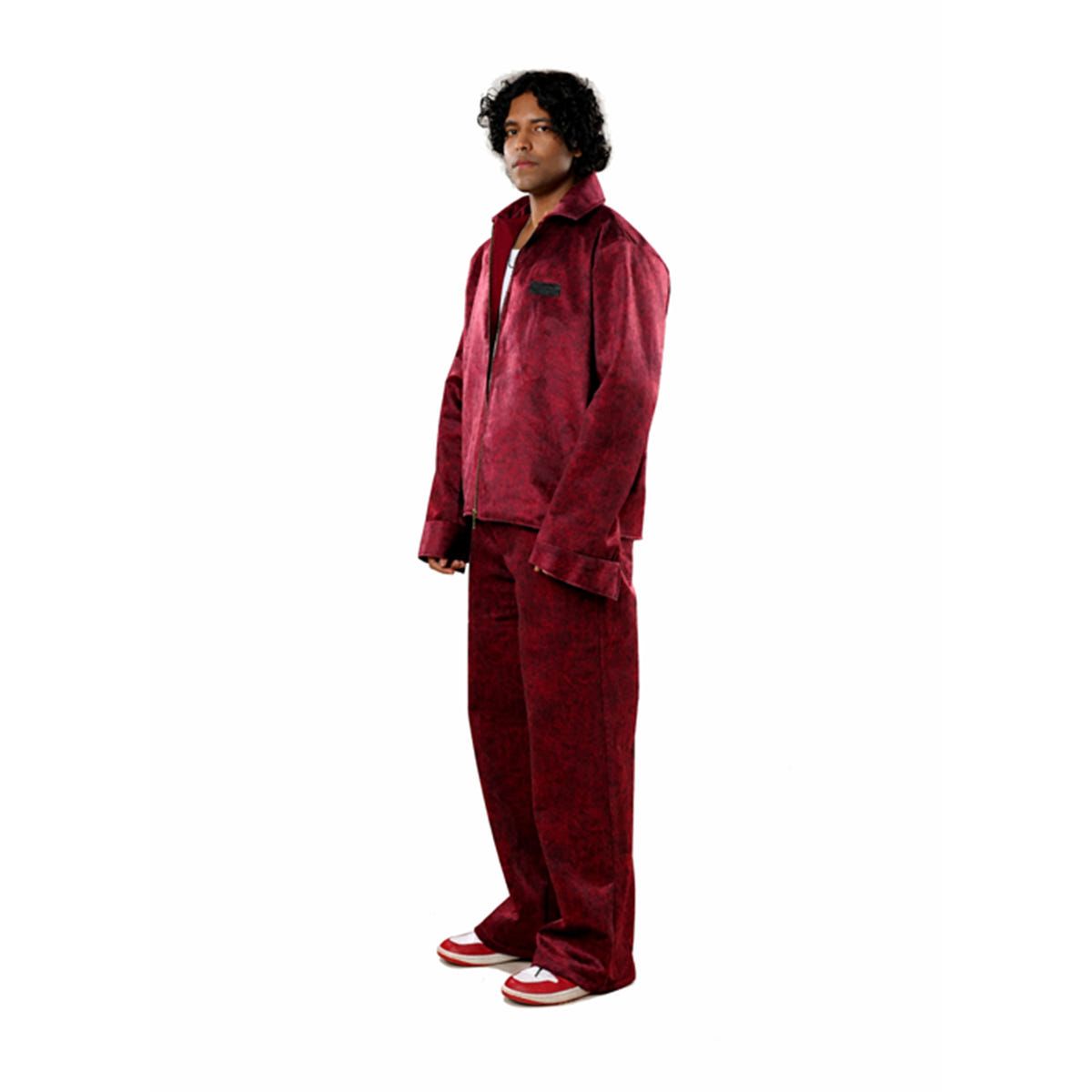 Maroon Suede Set - image 5