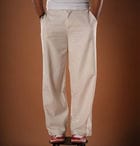 Linen Pants Set (Black+Natural) view 3