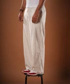 Linen Pants Set (Black+Natural) view 5
