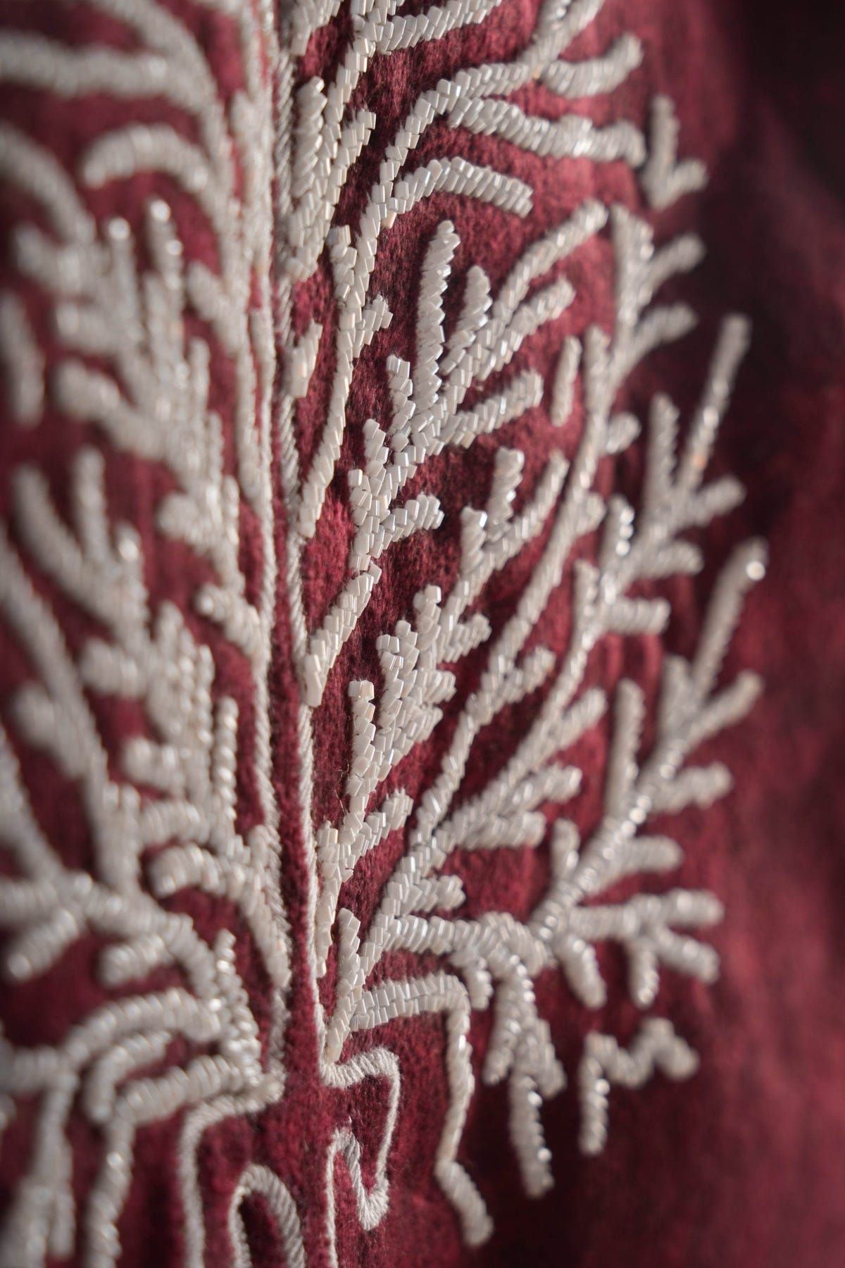 Suede Beaded Jacket - image 6