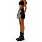 Revival Black Leather Skirt view 4