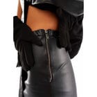 Revival Black Leather Skirt view 6