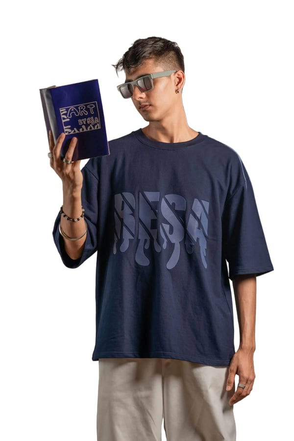 Resa — Navy Blue Solids Tee