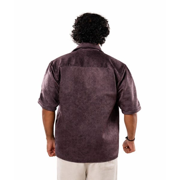 Resa — Suede Bowling Shirt