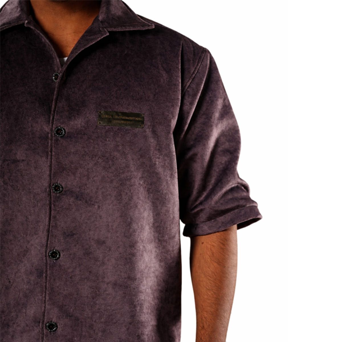 Suede Bowling Shirt - image 5