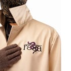 Revival Off White Leather Trench view 4