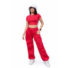 Hot Pink Crop Top view 1
