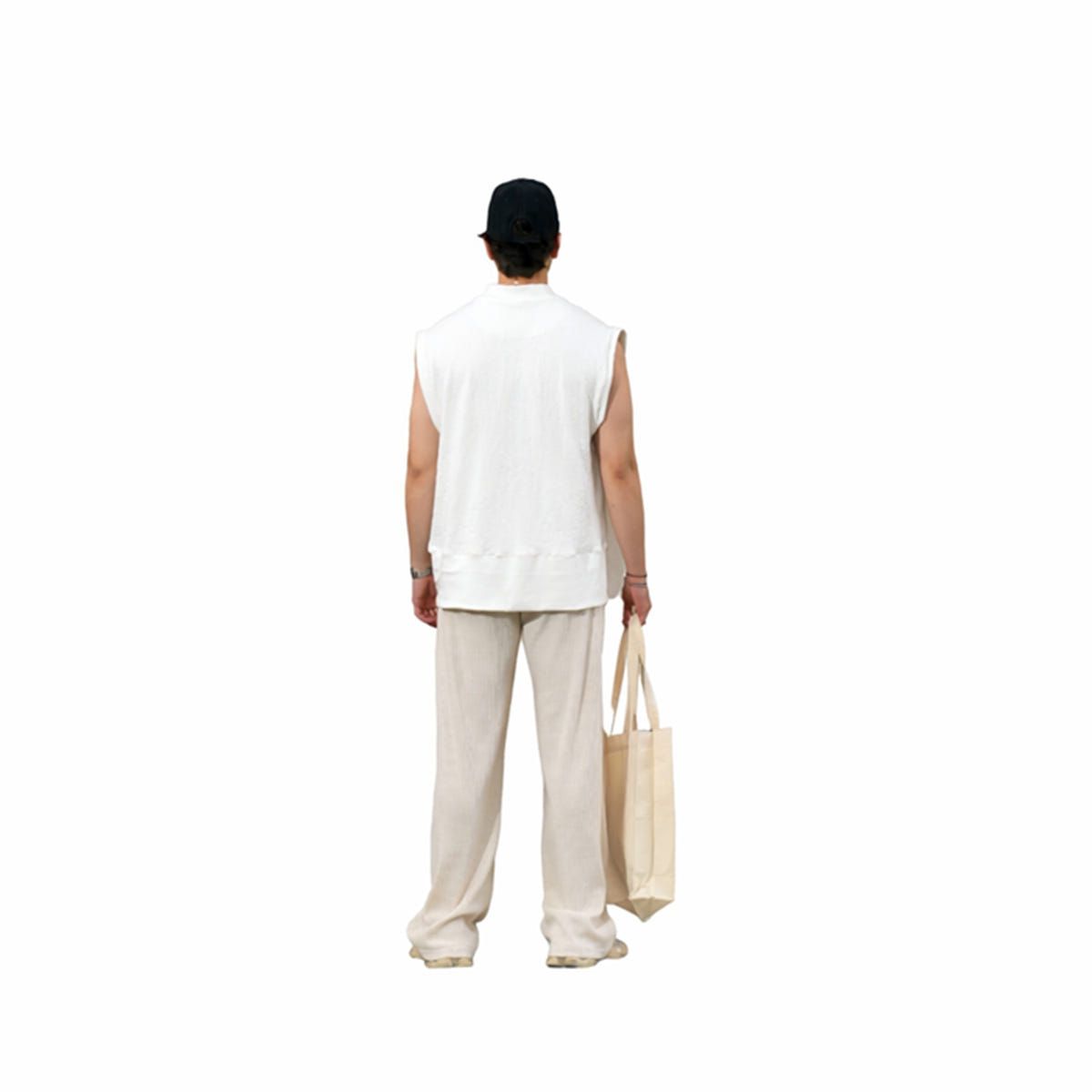TAS White Knit Vest - image 2